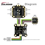 Hot Sales SoloGood F722 60A Stack ICM42688P 4in1 ESC Flight Controller BLHELI_S 2-6S for RC Racing Drones Long Range Parts